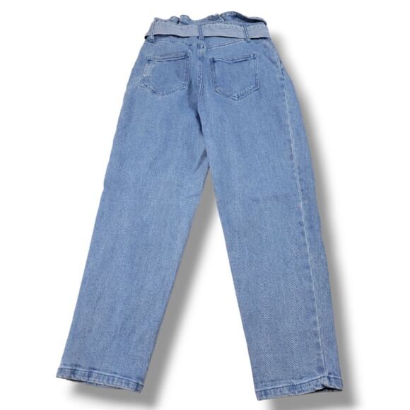 Who What Wear Jeans Size 2 W27"L26" Paper Bag Waist High Waisted Jeans Mom Jeans - Picture 3 of 6
